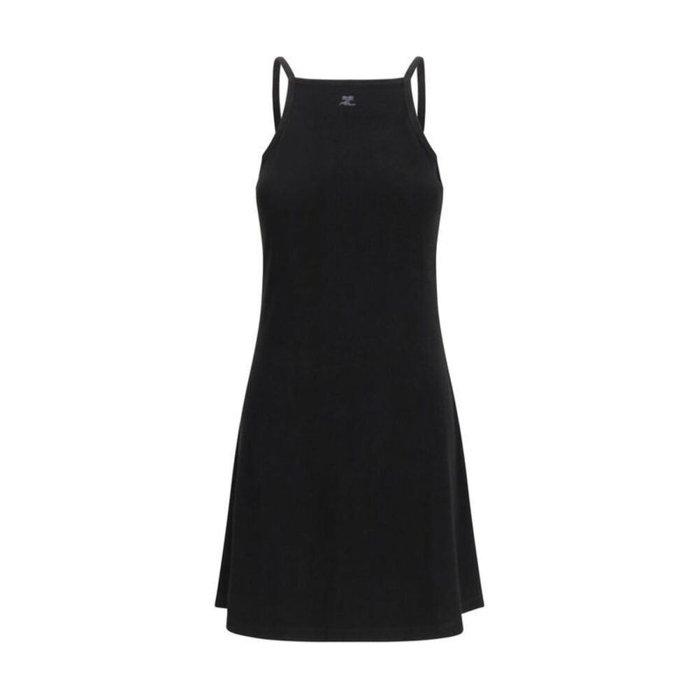 Courrèges Black Viscose Casual Women's Dress